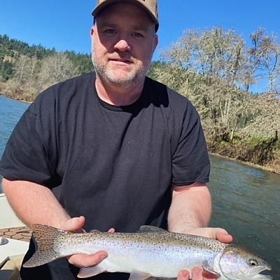 Close up of fish in both hands